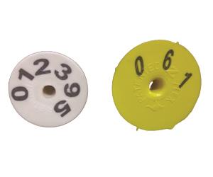 شماره گوش سگ مدل سکه ای